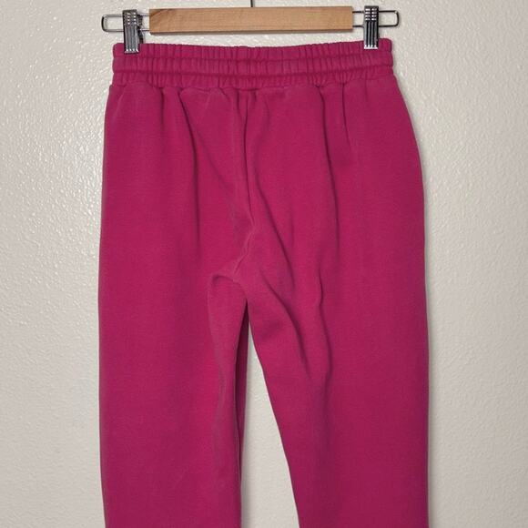 Fabletics Sweatpants Women's size XS Eco Go-To Classic In Dark Fuchsia Pink - Picture 13 of 16